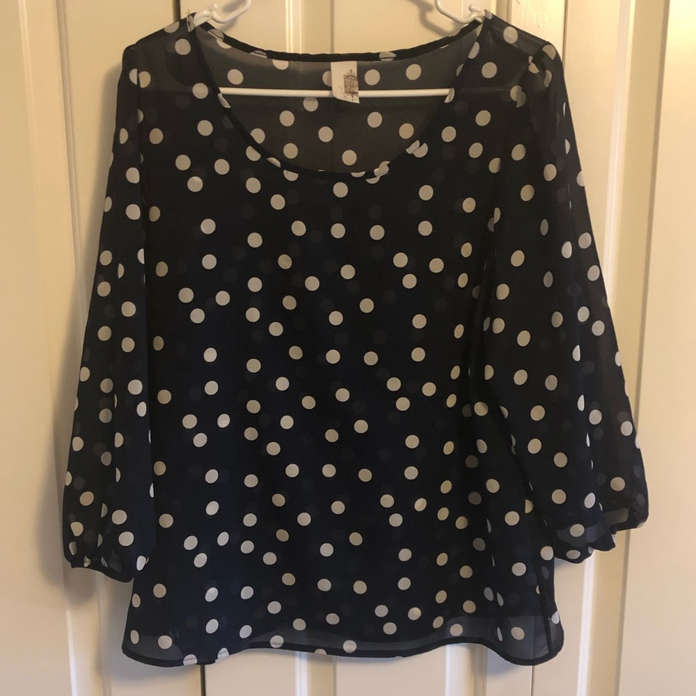 Polka Dot Blouse